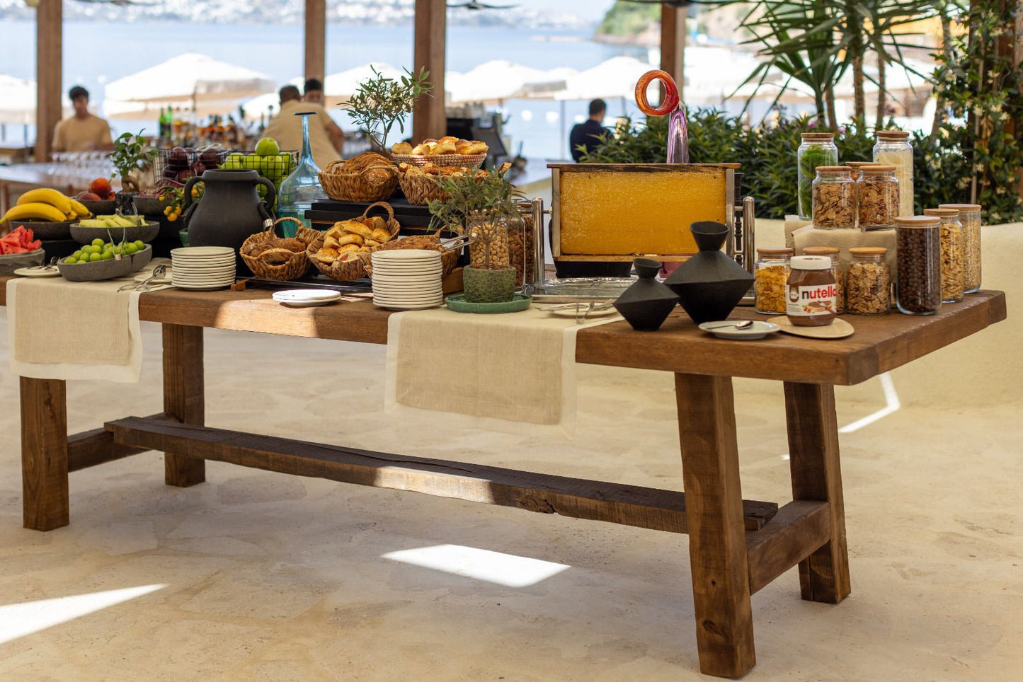 Rustik Masif Meşe Masa